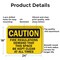 Signmission Fire Regulations Demand That This Space Be Kept Clear At All Times, 24 in W x Rectangle, Aluminum OS-2PACK-CS-A-1824-L-19165 - alternate 6